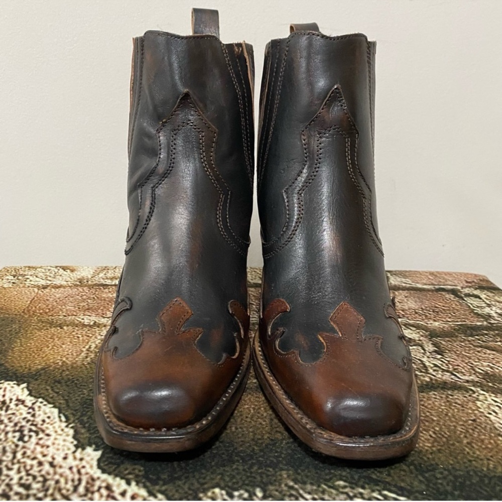 NIB Freebird Cognac Paula Boots Size 8 - Picture 2 of 8